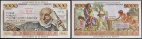 RÉUNION (ÎLE DE LA) - REUNION
100 nouveaux francs surchargé sur 5000 francs type “Schoelcher” ND (1971).
P.56b.
C’est le second plus haut grade ! Alph...
