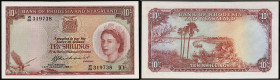 RHODÉSIE ET NYASSALAND - RHODESIA AND NYASSALAND
10 shillings type avec le portrait de la reine Élisabeth II 13 janvier 1961.
P.20b.
Alphabet W/26 - n...
