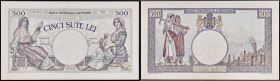 ROUMANIE - ROMANIA
500 lei 12 juin 1924.
P.28.
Top Pop : c’est le plus bel exemplaire gradé ! Alphabet Y.97 - numéro 0585, type extrêmement recherché ...