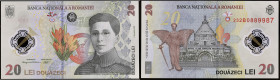 ROUMANIE - ROMANIA
20 lei type “polymère” avec le portrait d’Ecaterina Teodoroiu 2023.
P.119Ab.
Alphabet et numéro 232B0889987, type rare dans ce grad...