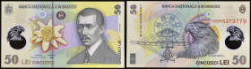 ROUMANIE - ROMANIA
50 lei type “polymère” avec le portrait d’Aurel Vlaicu 2019.
P.120i.
Alphabet et numéro 195H5273779, type rare dans ce grade avec m...