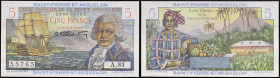SAINT-PIERRE-ET-MIQUELON - SAINT PIERRE AND MIQUELON
5 francs type “Bougainville” 1946.
P.22.
C’est le second plus haut grade ! Alphabet A.81 - numéro...