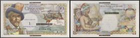 SAINT-PIERRE-ET-MIQUELON - SAINT PIERRE AND MIQUELON
1 nouveau francs surchargé sur 50 francs type "Belain d'Esnambuc" ND (1960).
P.30b.
Top Pop : c’e...