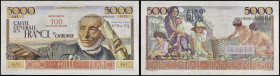 SAINT-PIERRE-ET-MIQUELON - SAINT PIERRE AND MIQUELON
100 nouveaux francs surchargé sur 5000 francs type “Schoelcher” 1960.
P.35.
Alphabet O.71 - numér...