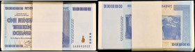 ZIMBABWE - ZIMBABWE
Lot (76) - 100 trillion avec numéros consécutifs 2008.
P.91.
Magnifique lot de (76) exemplaires avec alphabet AA - numéro 3302315 ...