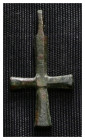 Weight 1,75 gr - Diameter 26 mm. BYZANTINE EMPIRE. BRONZE CROSS.(8th-10th century).Ae. Material : Bronze.