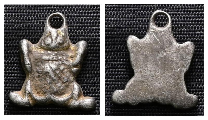 Weight 2,27 gr - Diameter 17 mm. ANCIENT SILVER PENDANT.