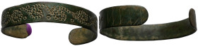 Weight 14,82 gr - Diameter 60 mm. ANCIENT BYZANTINE EMPIRE BRONZE BRACELET. AR