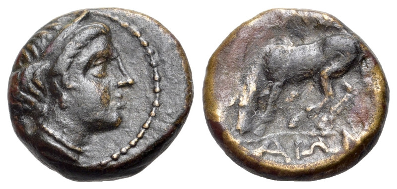 Thessaly, Larissa, late 4th-early 3rd centuries BC. Æ Chalkous (12mm, 1.88g, 6h)...