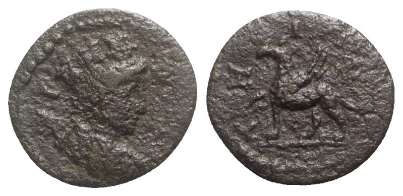 Ionia, Teos. Pseudo-autonomous issue. Æ (18mm, 2.92g, 6h). Time of the Antonines...