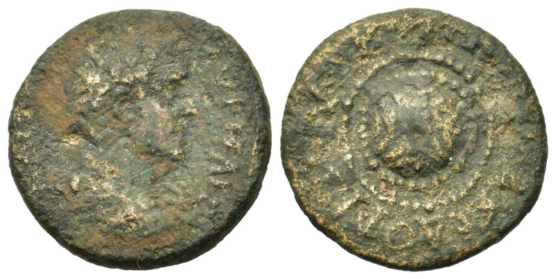 Marcus Aurelius (Caesar, 161-180). Macedon, Koinon of Macedon. Æ (). Draped bust...