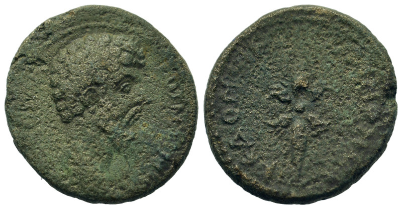 Marcus Aurelius (161-180). Macedon, Koinon of Macedon. Æ (11,8mm, 12.4g). Bare h...