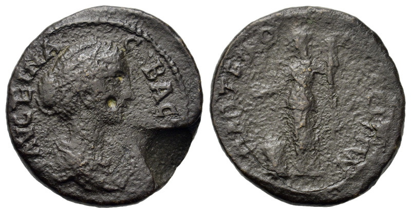 Faustina Junior (Augusta, 147-175). Uncertain. Æ (22,8mm, 7.6g). Draped bust r. ...