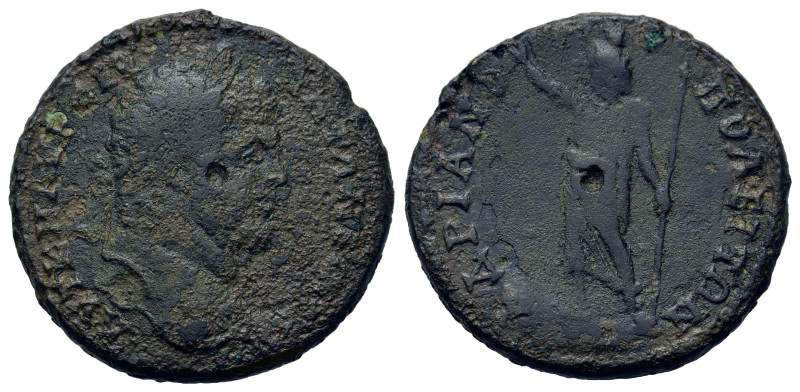 Caracalla (198-217). Thrace, Hadrianopolis. Æ (27,8mm, 11.7g). Laureate head of ...