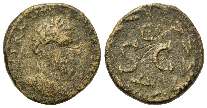 Macrinus (217-218). Seleucis and Pieria, Antioch. Æ (20mm, 4.39g, 6h). Laureate ...