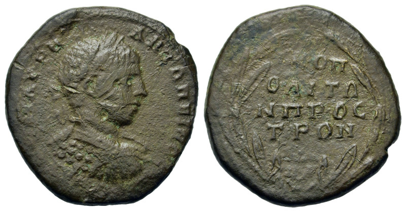 Elagabalus (218-222). Moesia Inferior, Nicopolis. Æ (25,3mm, 10.8g). Laureate an...