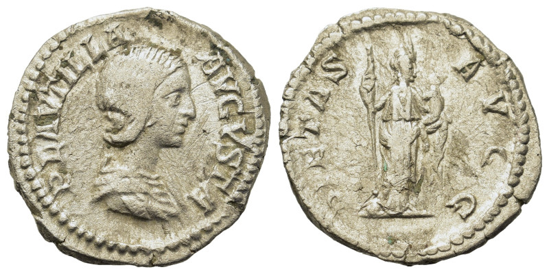 Plautilla. Augusta (202-205). AR Denarius (18,2mm, 2.7g). Rome. Draped bust r. R...