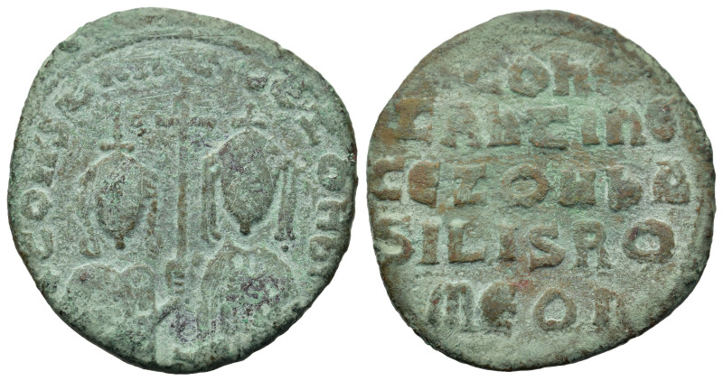 Constantine VII and Zoe (913-959). Æ 40 Nummi (24,7mm, 6.3g). Constantinople, 91...