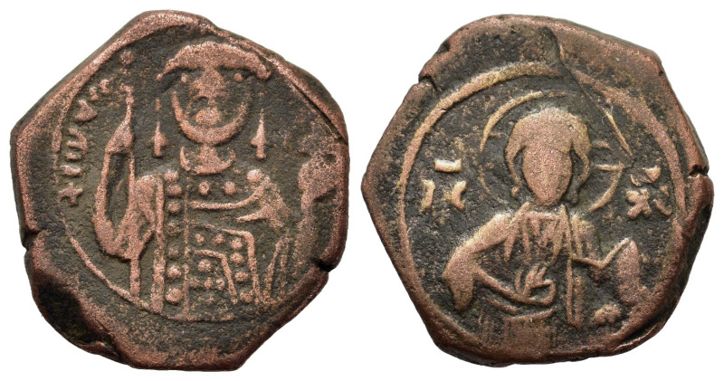 John II Comnenus. 1118-1143. Æ Tetarteron (22mm, 5.01 g, 6h). Thessalonica mint....