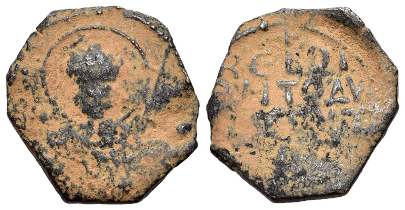 Crusaders, Antioch. Tancred (Regent, 1101-03, 1104-12). Æ Follis (21mm, 3.59g). ...