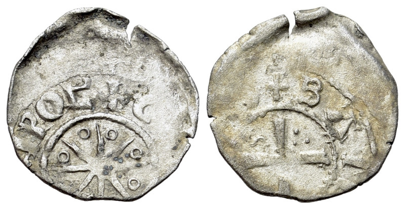 Tripolis. Bohemund I (1187-1233). BI Denier (15mm, 0.58g). Metcalf 549-550.