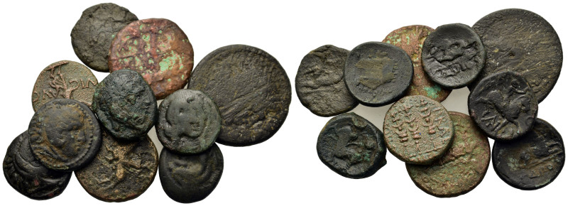 Lot of 10 Greek Æ coins, to be catalog. Lot sold as is, no return.