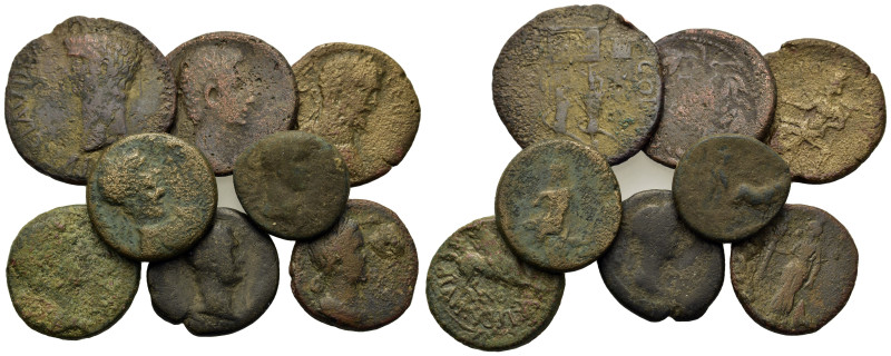 Lot of 8 Roman Provincial Æ coins, to be catalog. Lot sold as is, no return.