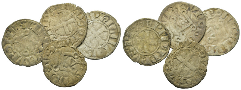 Lot of 4 Medieval coins, to be catalog. Lot sold as is, no return.