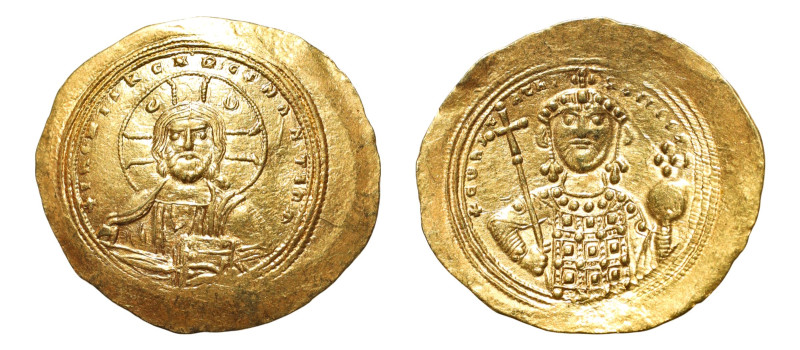 Constantine IX Monomachus (AD 1042-1055) AV-Histamenon Nomisma (26.6 mm, 4.44 g,...