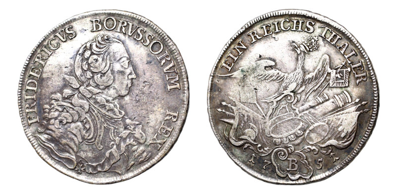 German States, Prussia, Friedrich II (1740 - 1786) AR-Taler(38.3 mm, 22.07 g, 12...