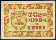 25 Céntimos. C.M. de UTIEL (Valencia). RGH-5249. MBC+.