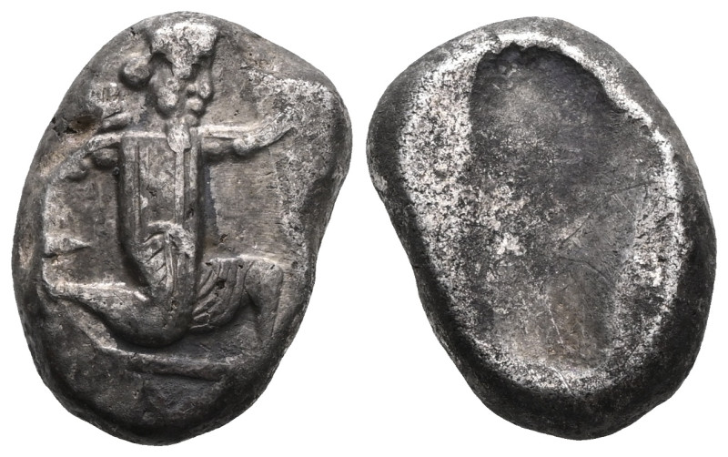 Persia, Achaemenid Empire, Artaxerxes I or Darius III (450-330 BC) AR Siglos Obv...