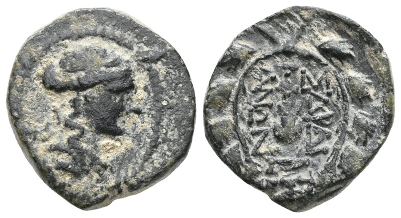 Lydia, Sardes, AE. 133-1 BC Obv: Laureate head of Apollo right Rev: ΣΑΡΔΙΑΝΩΝ cl...