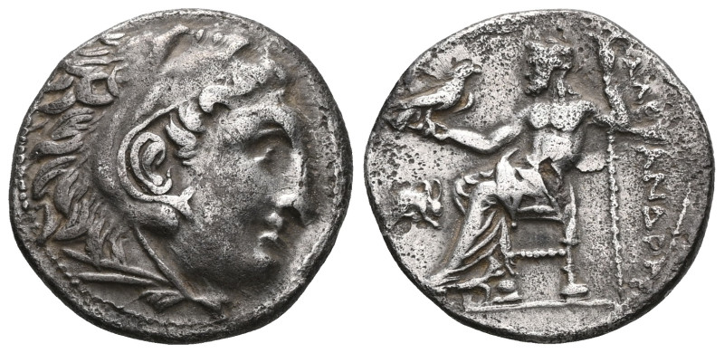 KINGS OF MACEDON. Alexander III 'the Great' (336-323 BC). Drachm. Lampsakos. Obv...