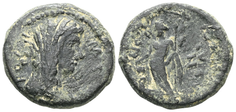 Roman Provincial Pseudo-autonomous issue . Bronze Æ.

Weight:4,6 gr
Diameter:...