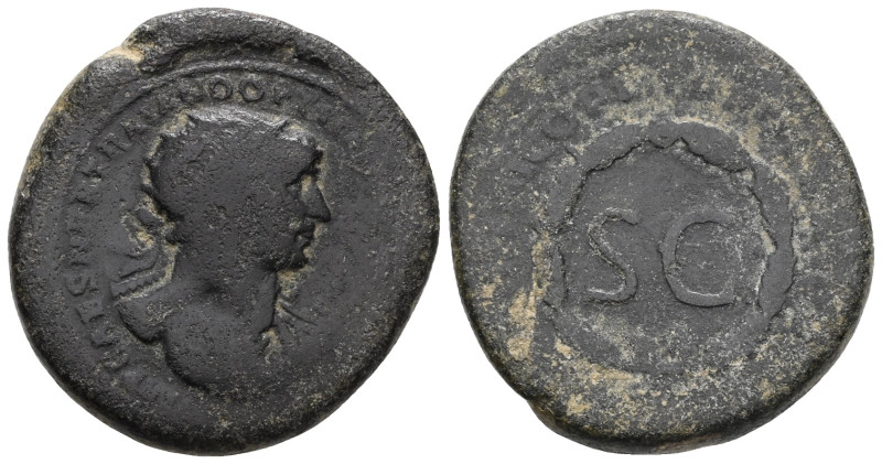 Roman Imperial Trajan (98-117) AE semis . Struck at Rome for circulation in Syri...