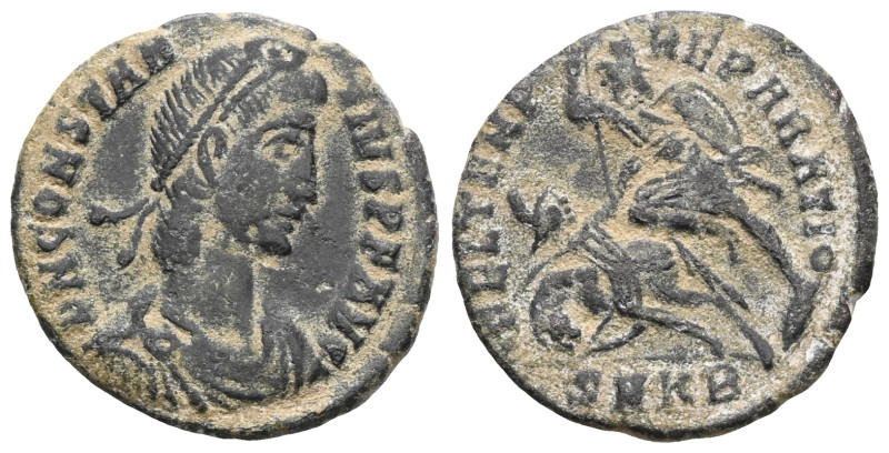 ROMAN IMPERIAL Constantius Gallus, as Caesar (AD 351-354). AE . Constantinople B...