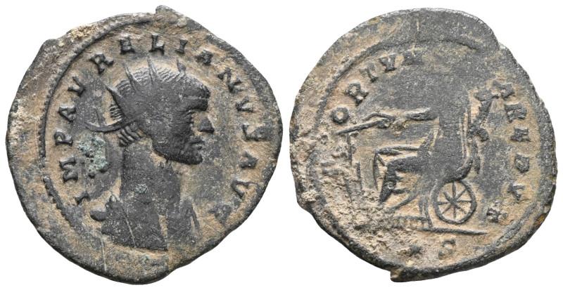 Roman Imperial Aurelian, 270-275. Antoninianus , Mediolanum. IMP AVRELIANVS AVG ...