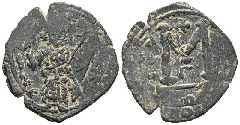 Byzantine Coins
PHILIPPICUS (BARDANES) (711-713). Constantinople.Follis. Very F...