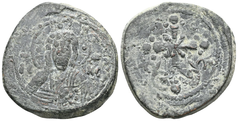 Byzantine Anonymous Folles, time of Nicephorus III, circa 1078-1081. Follis (Bro...