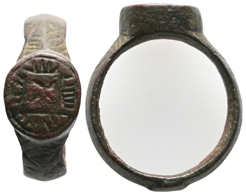 ANCIENT ROMAN BRONZE RING.(3rd–4th centuries).Ae.

Weight:5,8 gr
Diameter:24 ...