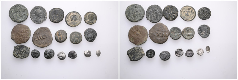 ANCIENT BRONZE COINS .SOLD AS SEEN.NO RETURN.