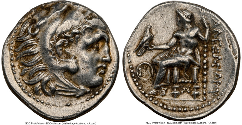 MACEDONIAN KINGDOM. Alexander III the Great (336-323 BC). AR drachm (18mm, 4.29 ...