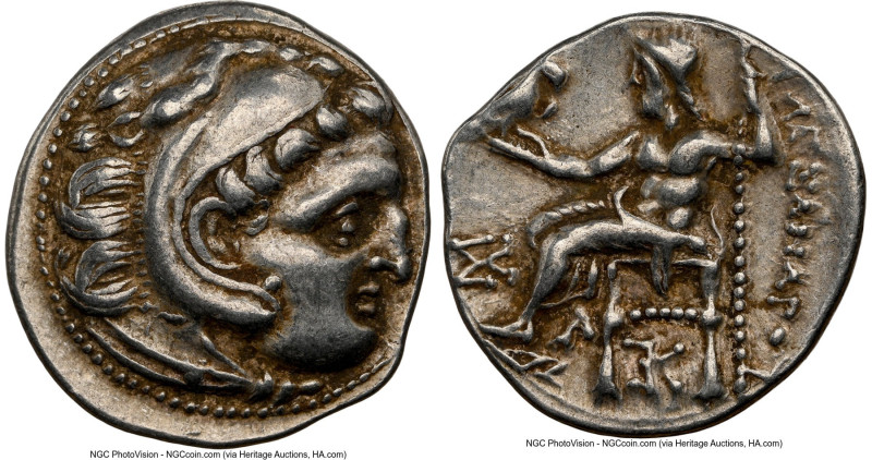 MACEDONIAN KINGDOM. Alexander III the Great (336-323 BC). AR drachm (18mm, 10h)....