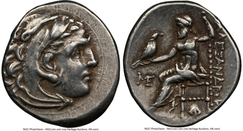 MACEDONIAN KINGDOM. Alexander III the Great (336-323 BC). AR drachm (19mm, 12h)....