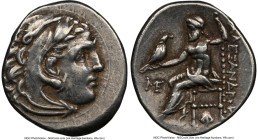 MACEDONIAN KINGDOM. Alexander III the Great (336-323 BC). AR drachm (19mm, 12h). NGC Choice VF. Posthumous issue, Abydus, ca. 310-301 BC. Head of Hera...