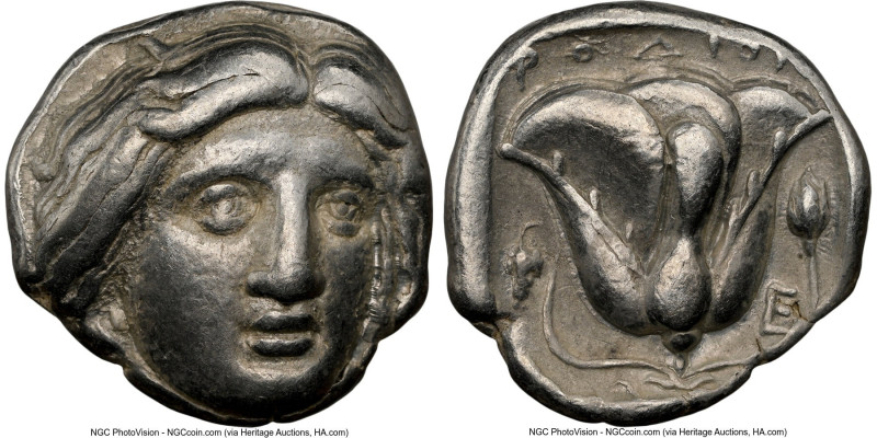 CARIAN ISLANDS. Rhodes. Ca. 316-305 BC. AR tetradrachm (22mm, 15.06 gm, 12h). NG...