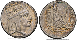 ARMENIAN KINGDOM. Tigranes II the Great (95-56 BC). AR tetradrachm (26mm, 15.88 gm, 1h). NGC AU 4/5 - 4/5, light marks. Tigranocerta, ca. 80-68 BC. Di...