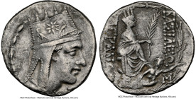 ARMENIAN KINGDOM. Tigranes II the Great (95-56 BC). AR tetradrachm (28mm, 15.25 gm, 12h). NGC Choice VF 3/5 - 2/5. Tigranocerta, ca. 80-68 BC. Diademe...