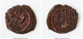 SYRIA. Antioch. Anonymous Issues (ca. 2nd century AD). AE (12mm, 0.53 gm, 7h). VF. ..OI, winged caduceus between crossed cornucopiae / ..IH, serpent e...